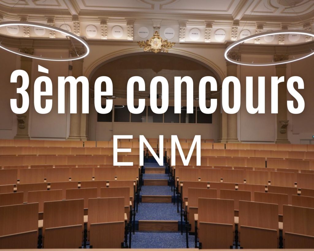 Changez de carrière avec succès : notre prépa magistrat accompagne les professionnels du privé vers le troisième concours ENM.